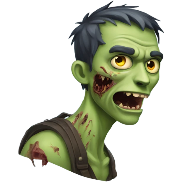 half zombie half cat guy emoji