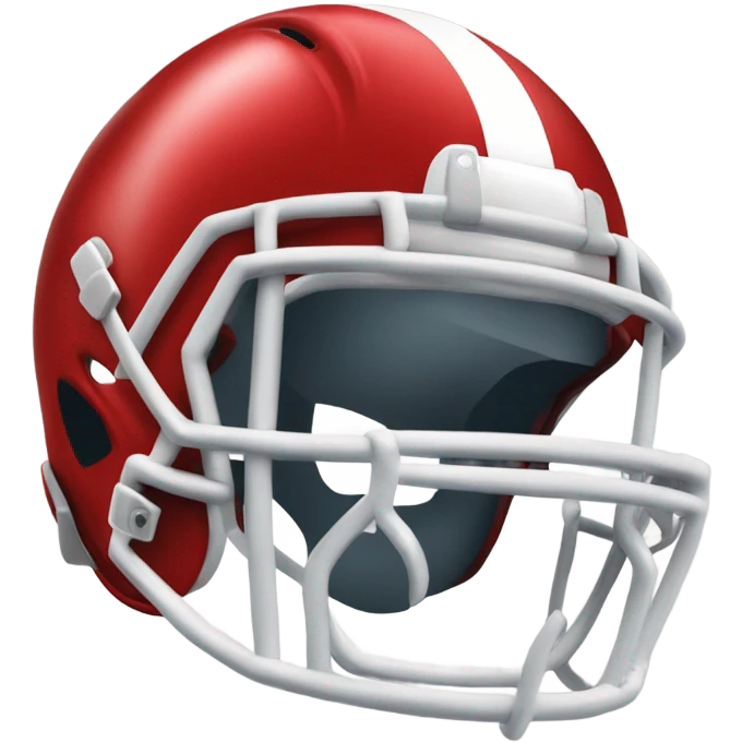 red football helmet emoji