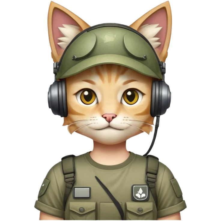 گوست کالاف با لباس آستین کوتاه گربه ای  emoji