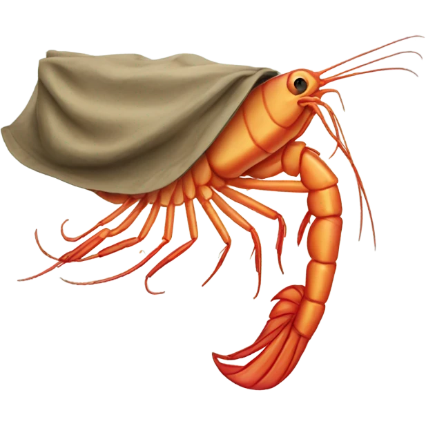Old camper shrimp emoji