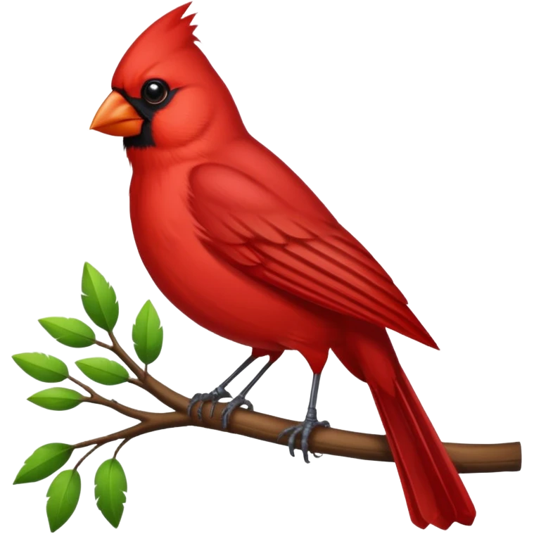 cardinal bird emoji