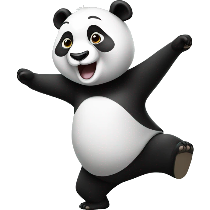 Panda dancing emoji