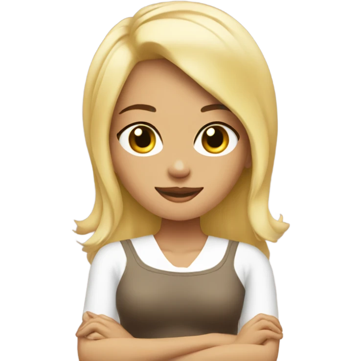  blondie gets massage  emoji