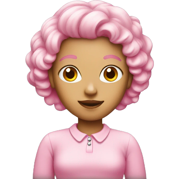 Pink lady emoji
