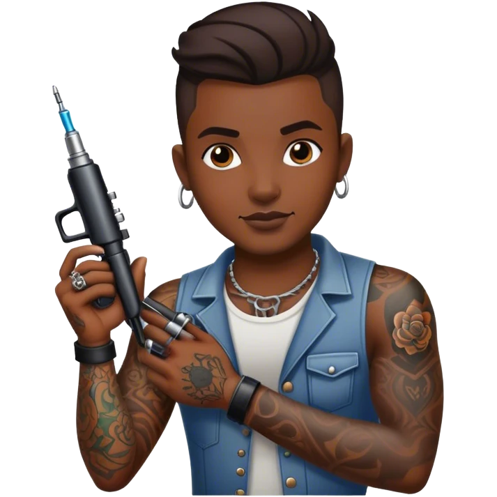 Tattoo artist emoji