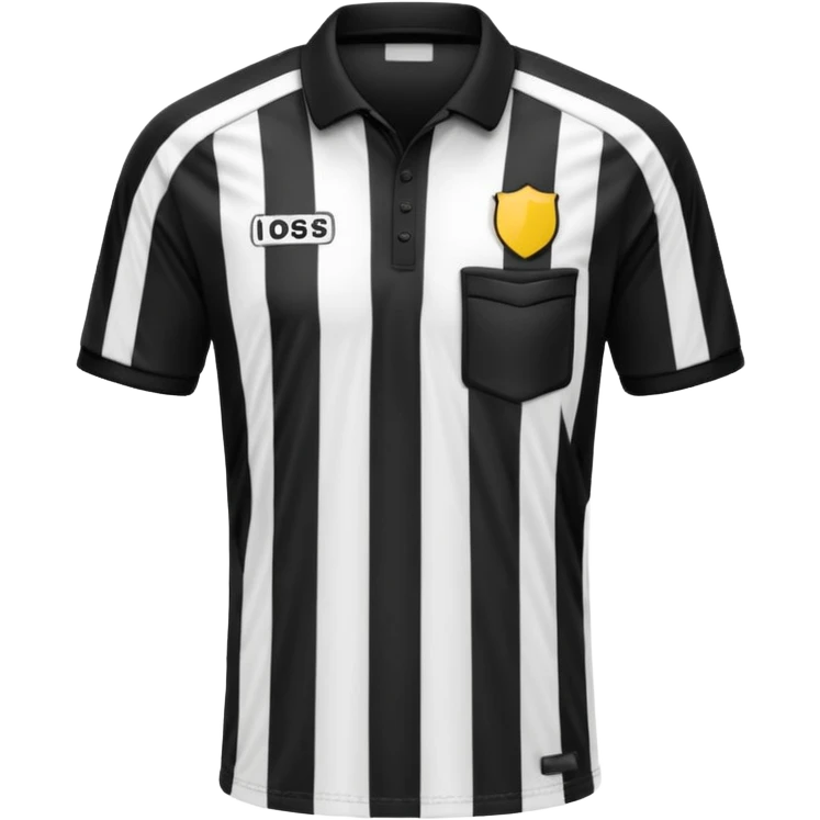 soccer reffere jersey emoji