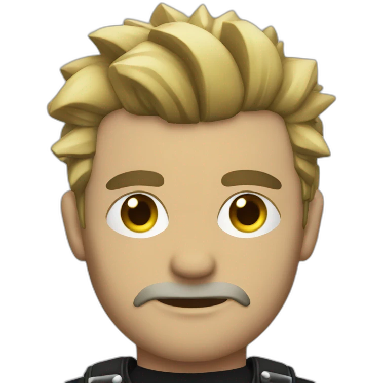 Punk man emoji