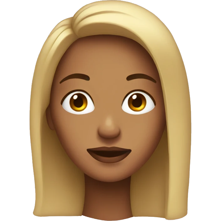 A womans face emoji