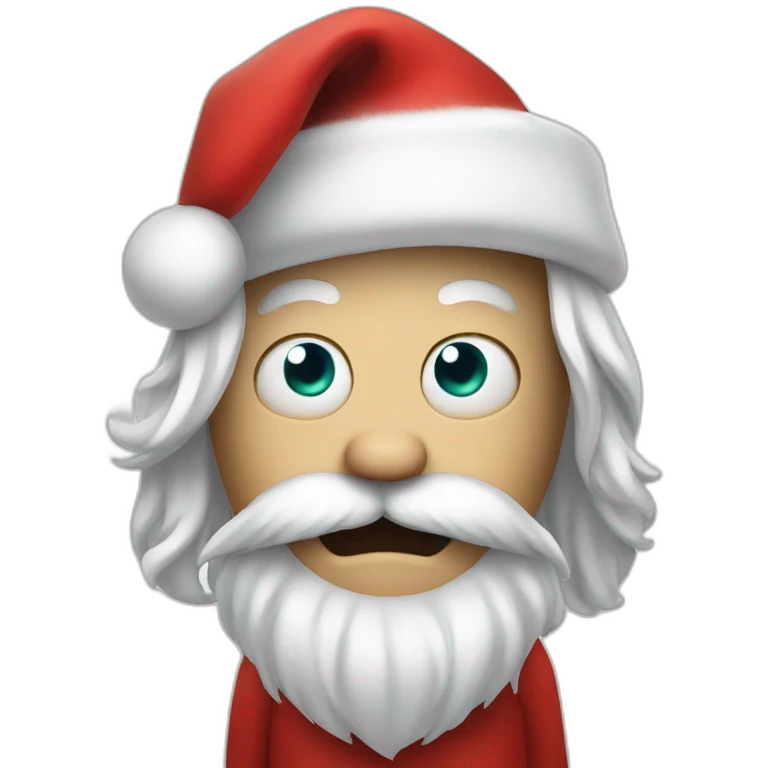 scary santa emoji