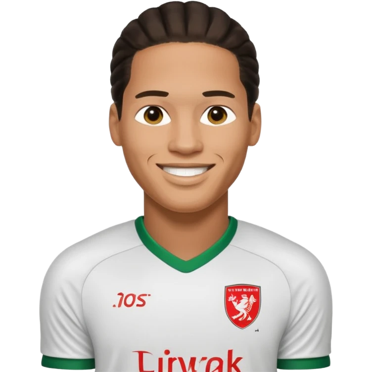 Football player Virgil van dijk empji emoji
