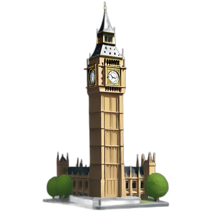 Big ben emoji