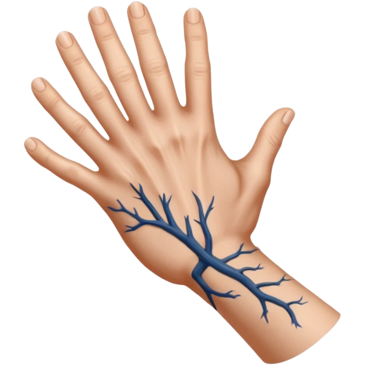 back of left hand emoji