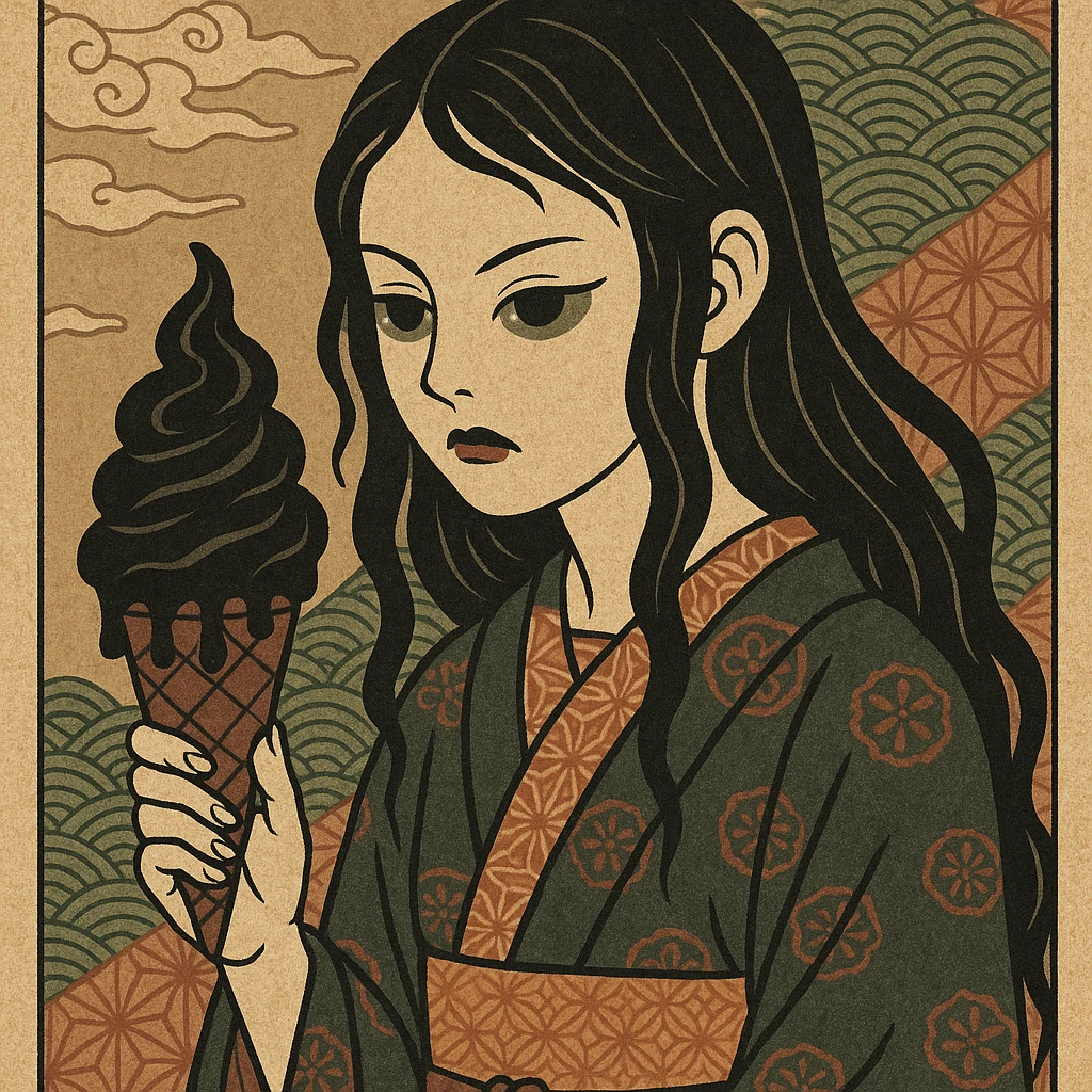 gothic ice cream emoji
