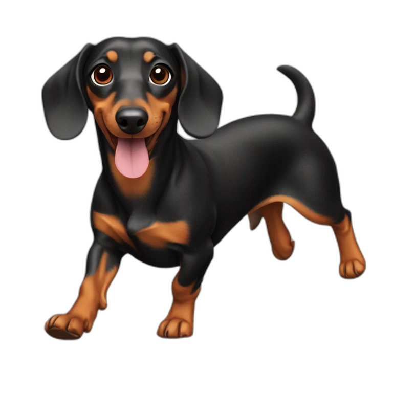 Dachshund correndo emoji