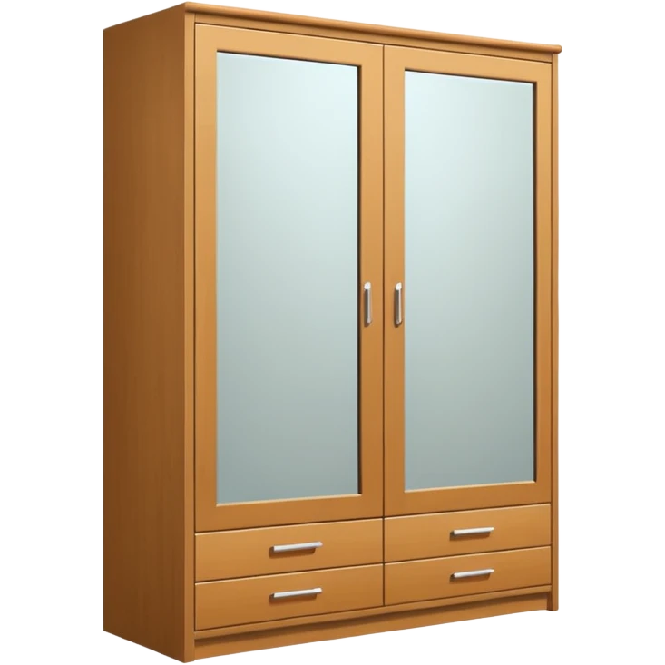 wardrobe modern closed mirror door emoji