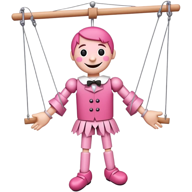 Pink marionette  emoji
