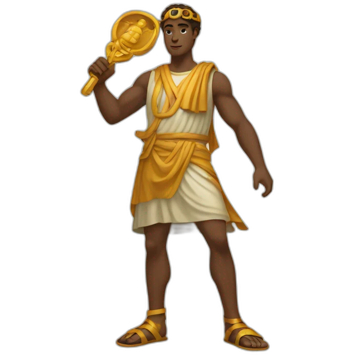 Hermes mythologic god with sandals emoji