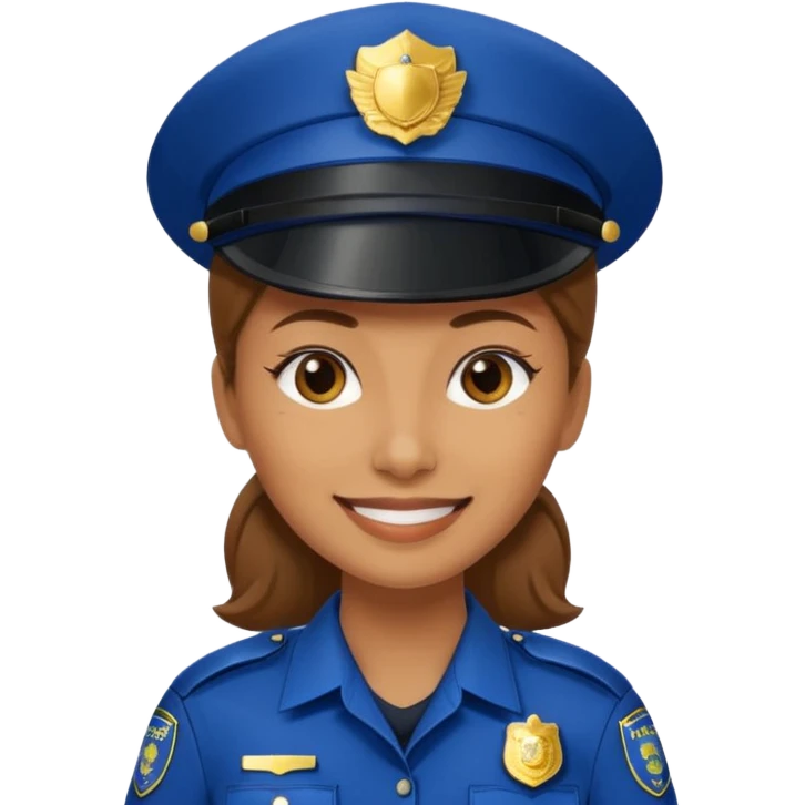 policewoman smile emoji