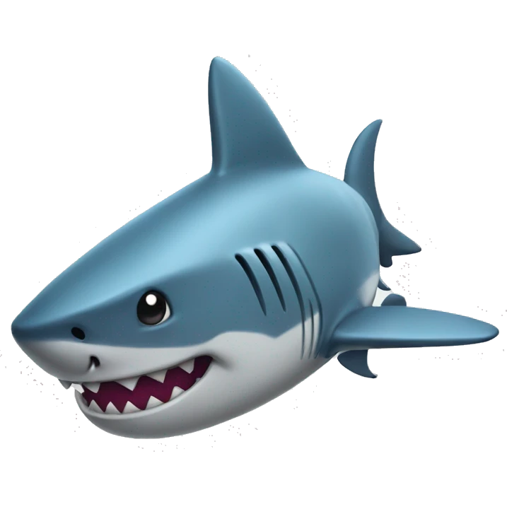 shark rocketship emoji