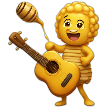 Honey sing emoji