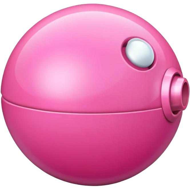 Pink cannonball  emoji