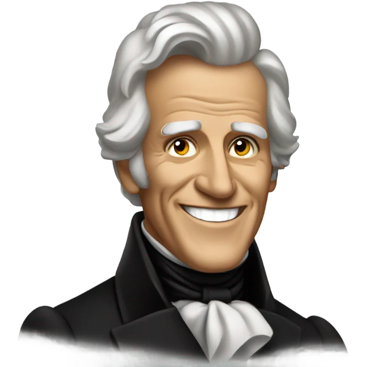 Andrew Jackson smiling emoji
