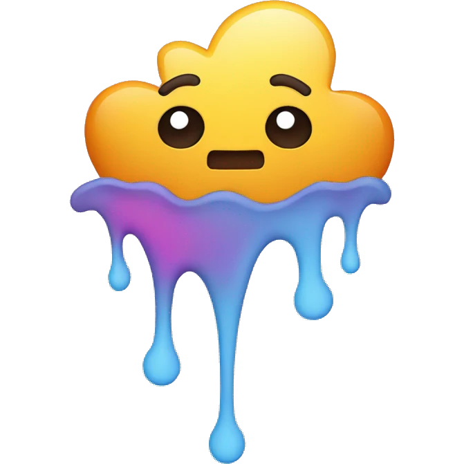 Melt with hearts emoji