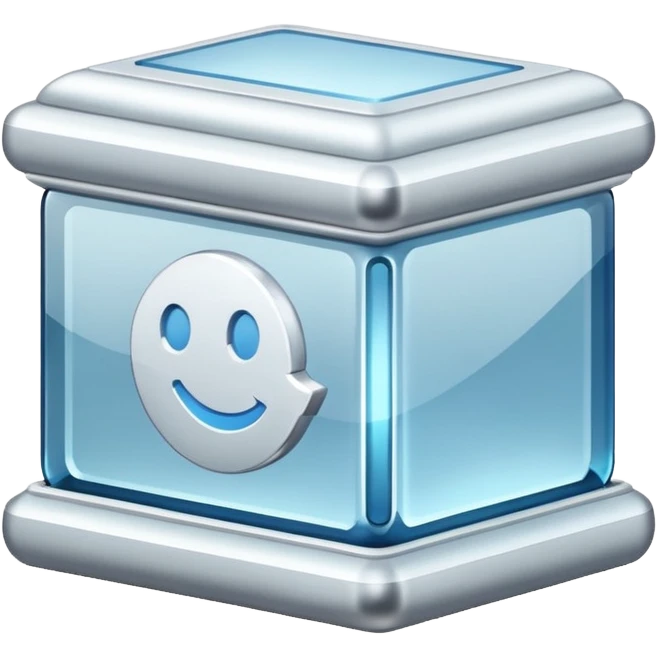 glitter white bank emoji