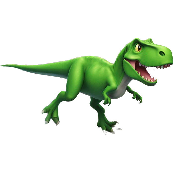 T-Rex on surfboard  emoji