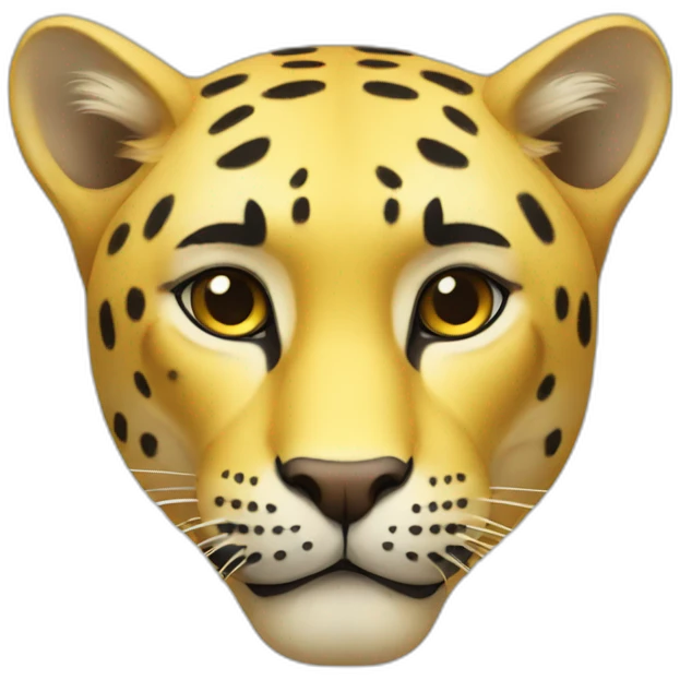 Yellow panther emoji