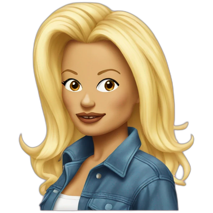 Pamela anderson 90s emoji
