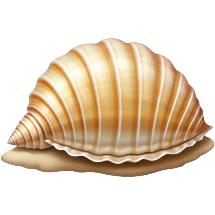A seashell resting in shallow water on sandy seabed.


























































 emoji