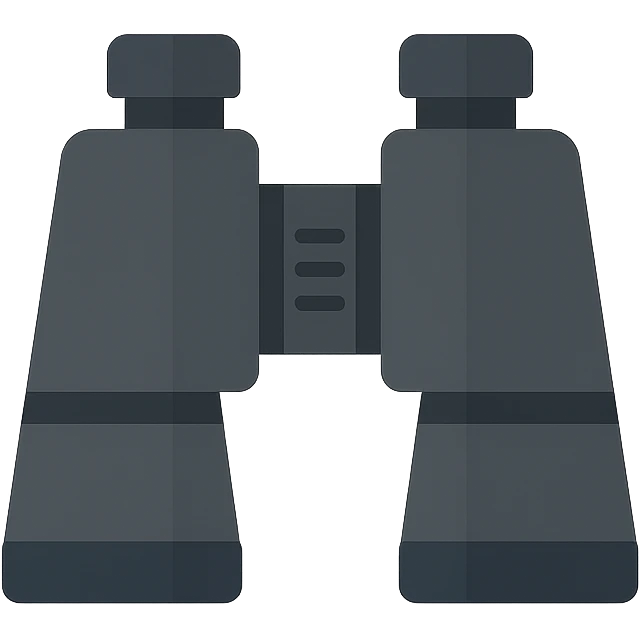 flat design style binoculars emoji