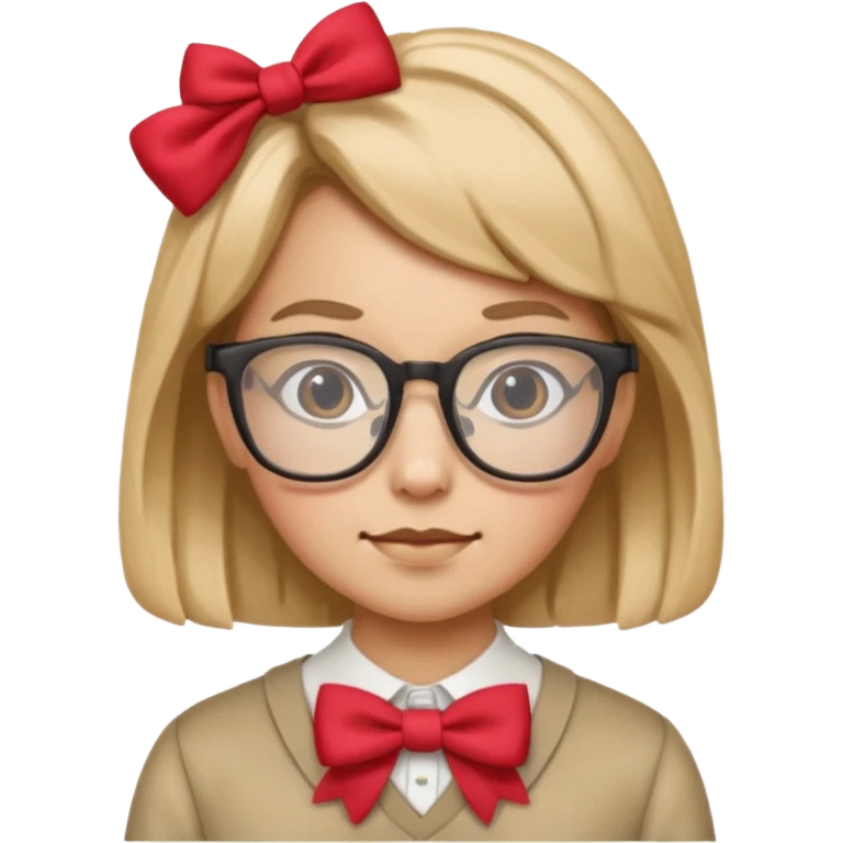 🤓+🎀 same emoji  emoji