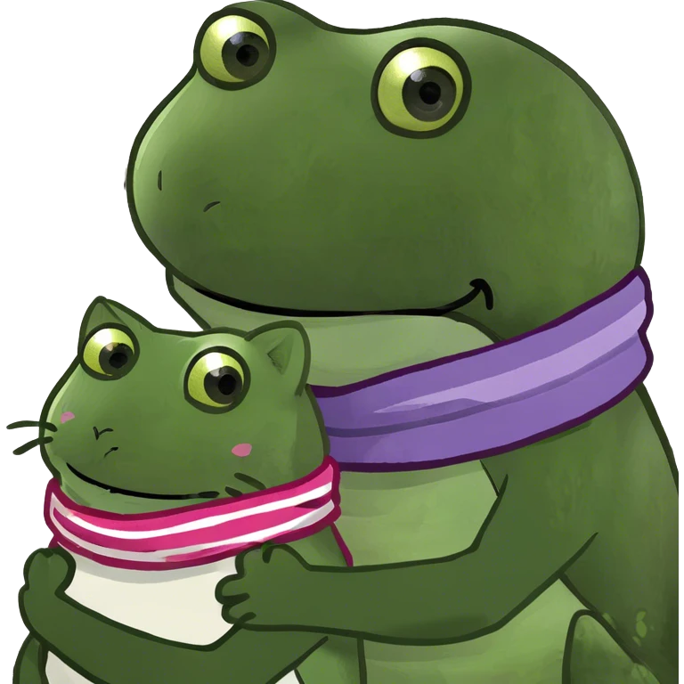 Dog hugging cat emoji