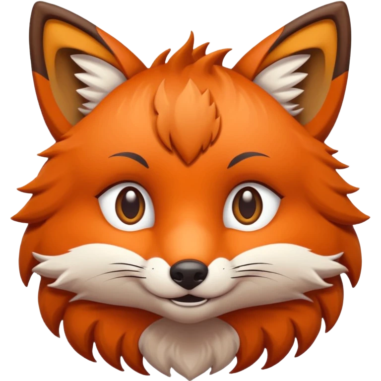 kleiner Fuchs, der Kekse isst emoji