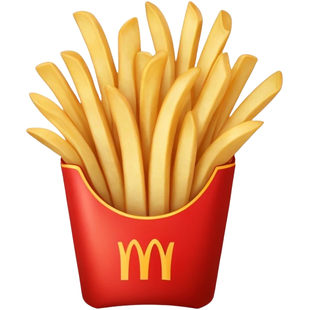 Medium french fries emoji