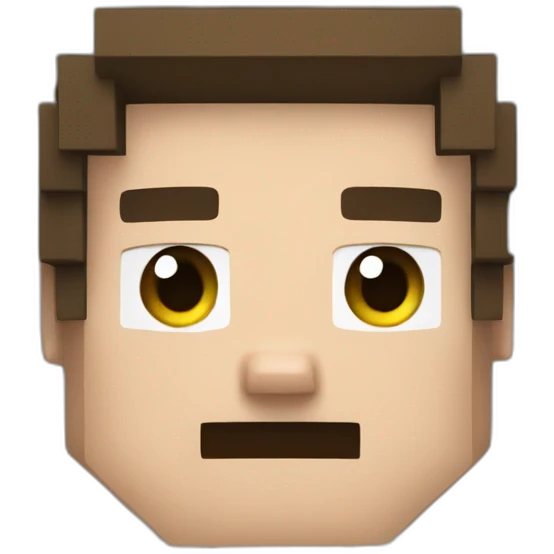 Steve minecraft emoji
