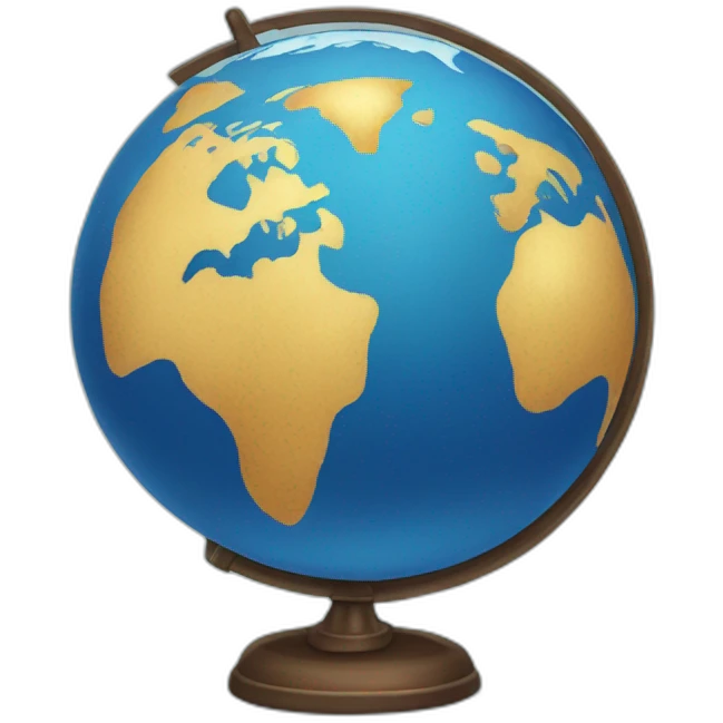 globe birthday emoji