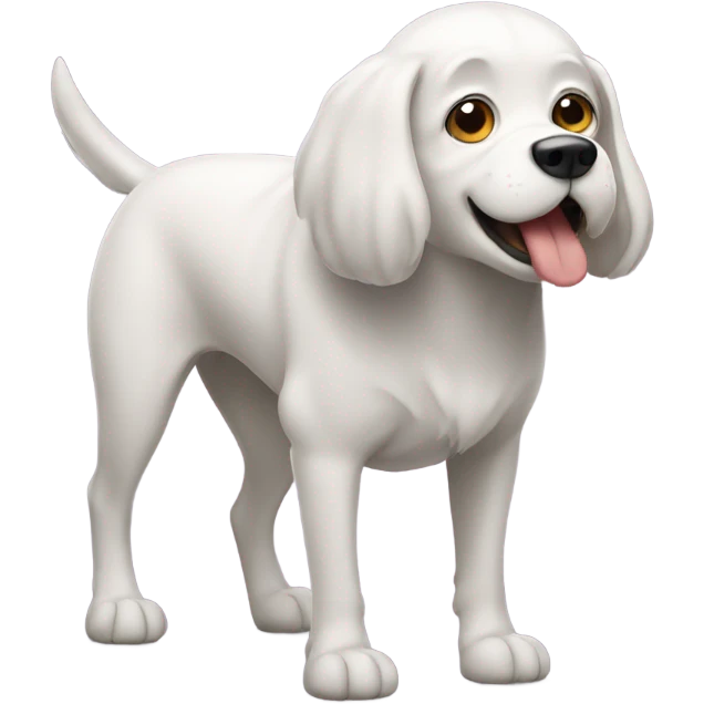 Dog with a million legs emoji