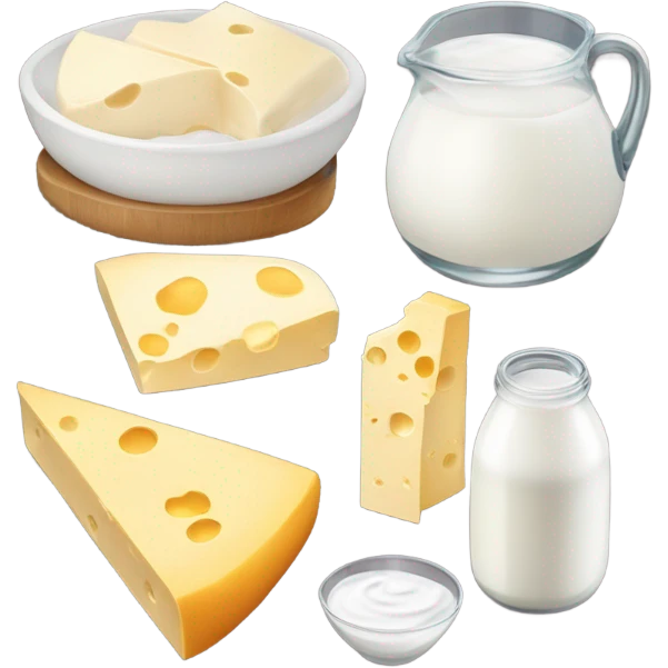 dairy products emoji
