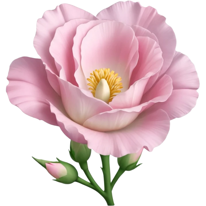 aBeautiful light pink flower Eustoma emoji