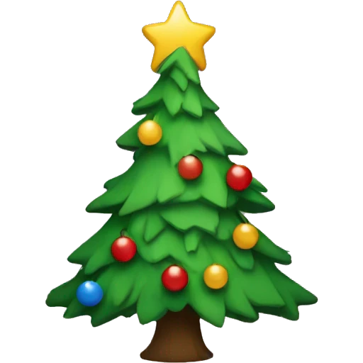 Not Christmas tree emoji