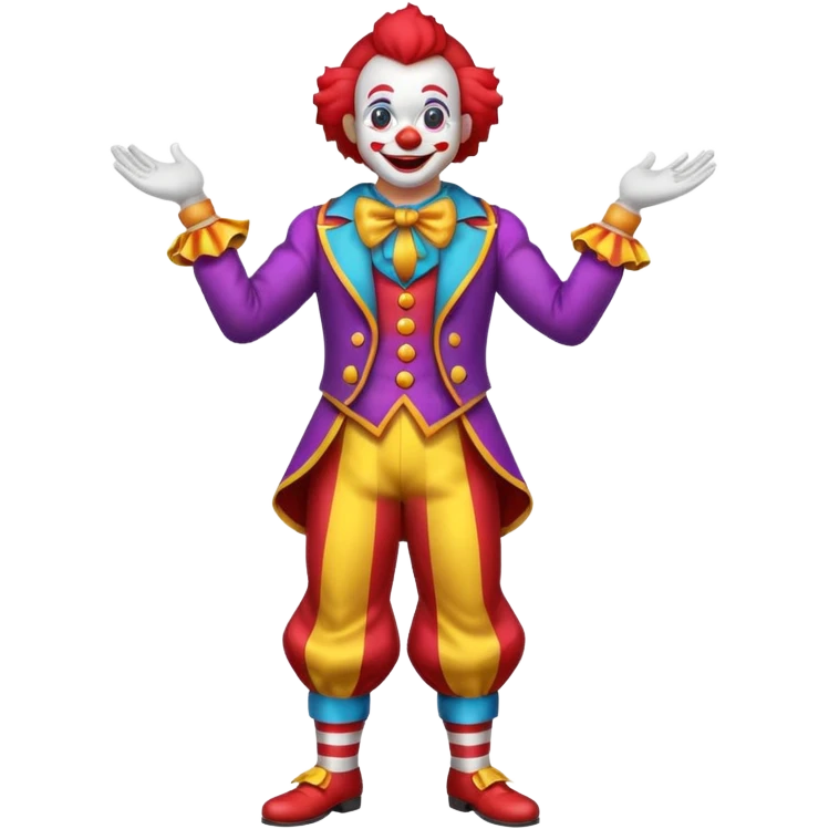 circus clown full body emoji