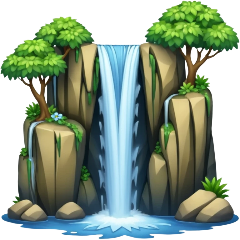 water falls emoji