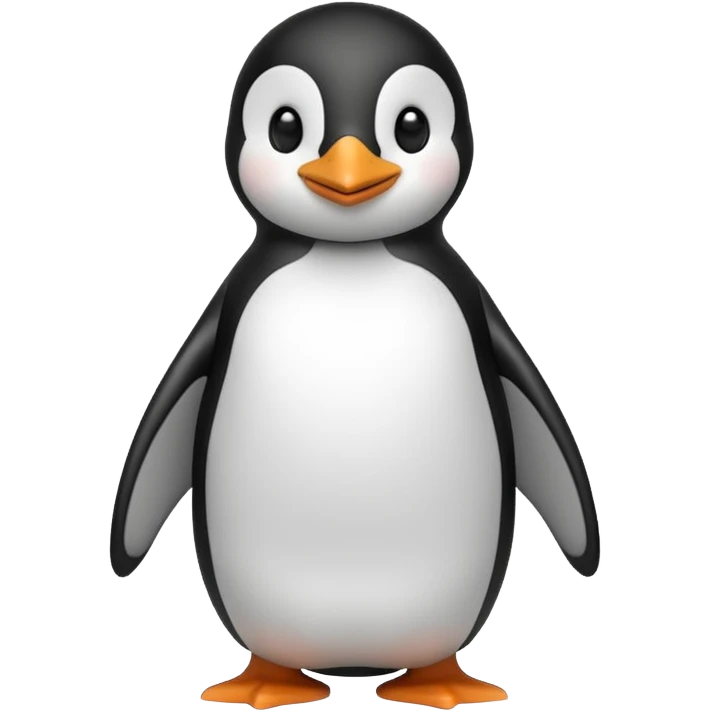 a smiling penguin emoji
