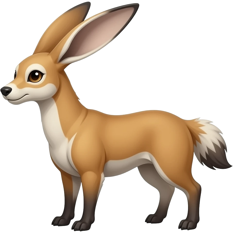 Terenry-fusion-hybrid-animal-creature with long ears emoji