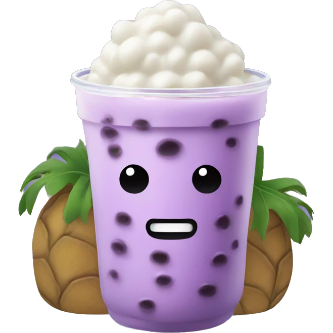 taro boba emoji