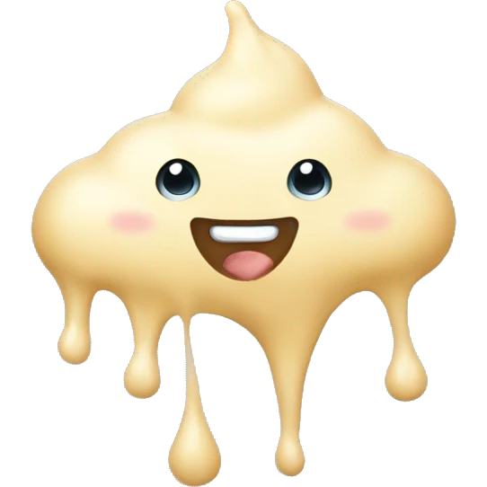 toy puddle cream color emoji