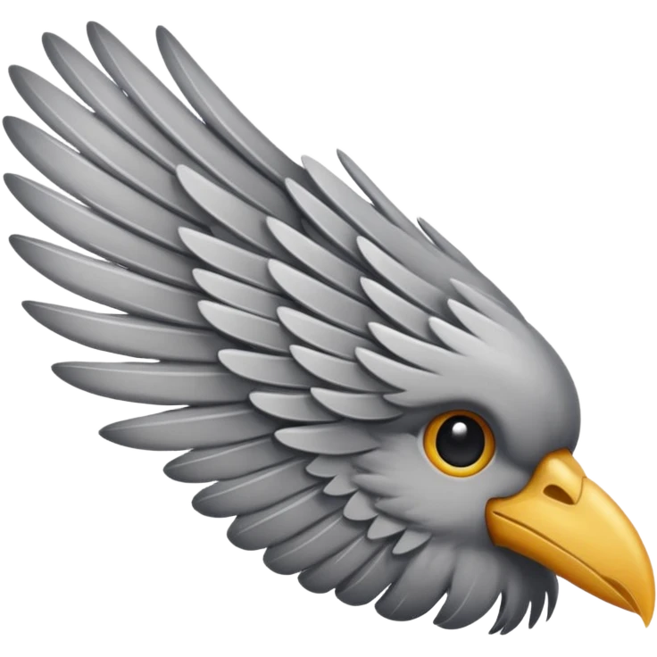 left bird wing emoji